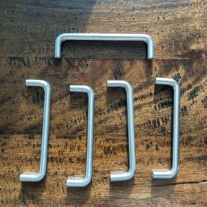 Cabinet Pulls IKEA (22) silver stainless steel 5 1/16